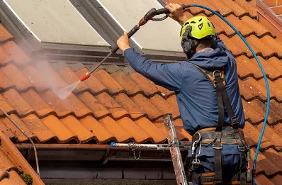 Démoussage et hydrofuge de toiture à Arlay